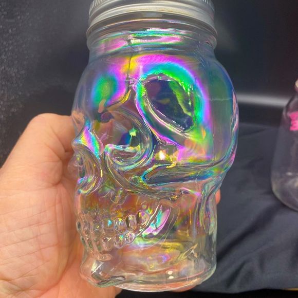 Two glass drink jars with lids but w/o straws - Picture 8 of 12